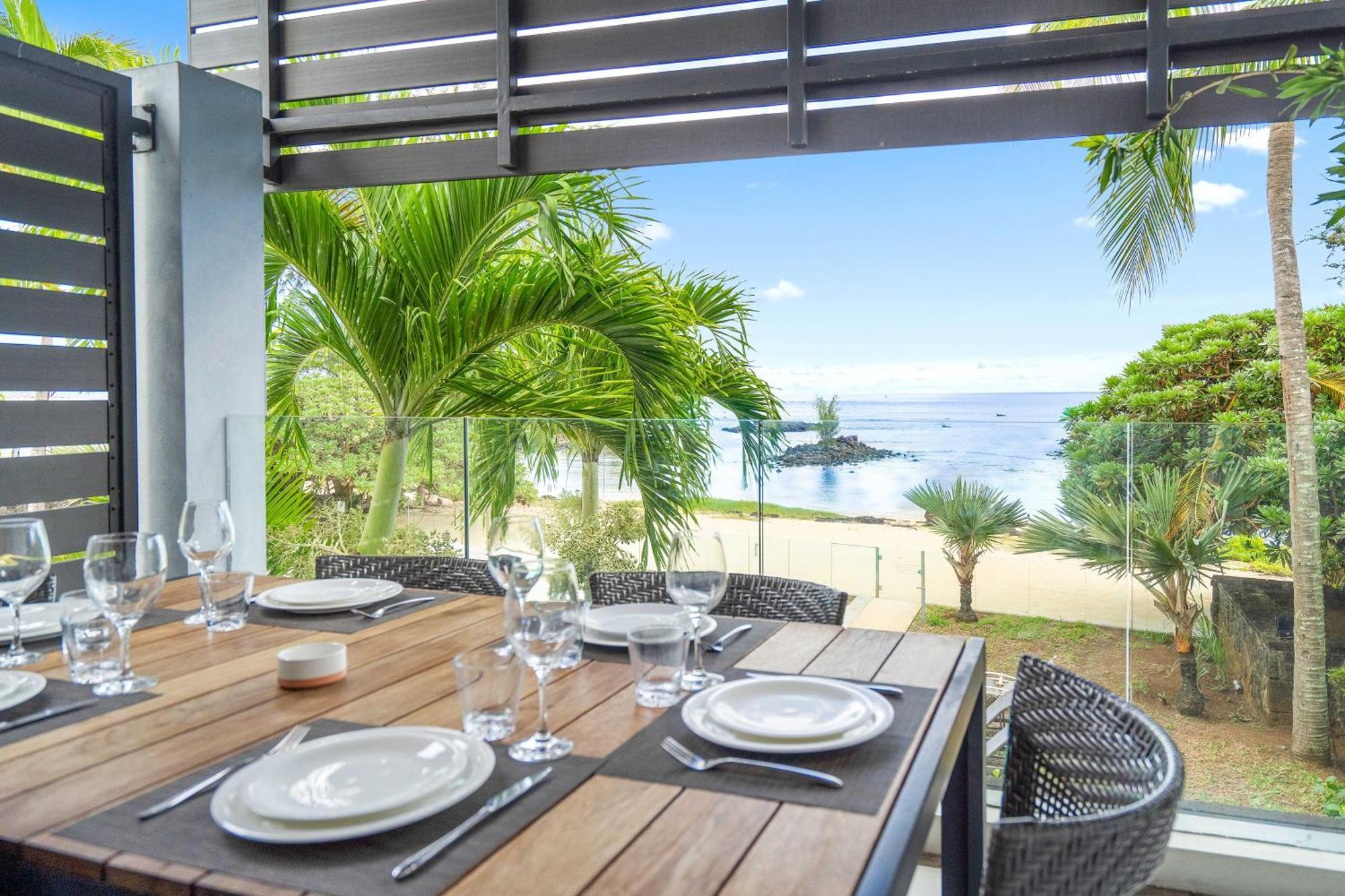 Pointe aux Biches Kanope Bay - Holiday Beachfront Apartments מראה חיצוני תמונה